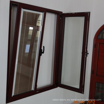 Costos efectivos de ventanas de doble vidrio de aluminio.